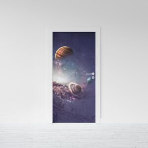 Adesivo per porta Universo