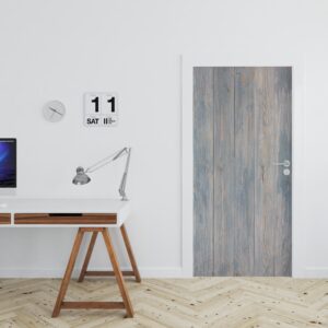 Adesivo per porta Legno vissuto