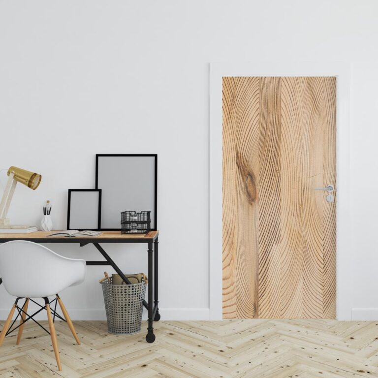 Adesivo per porta Venatura legno