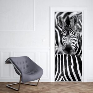 Adesivo per porta Zebra