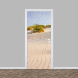 Adesivo per porta dune e cielo