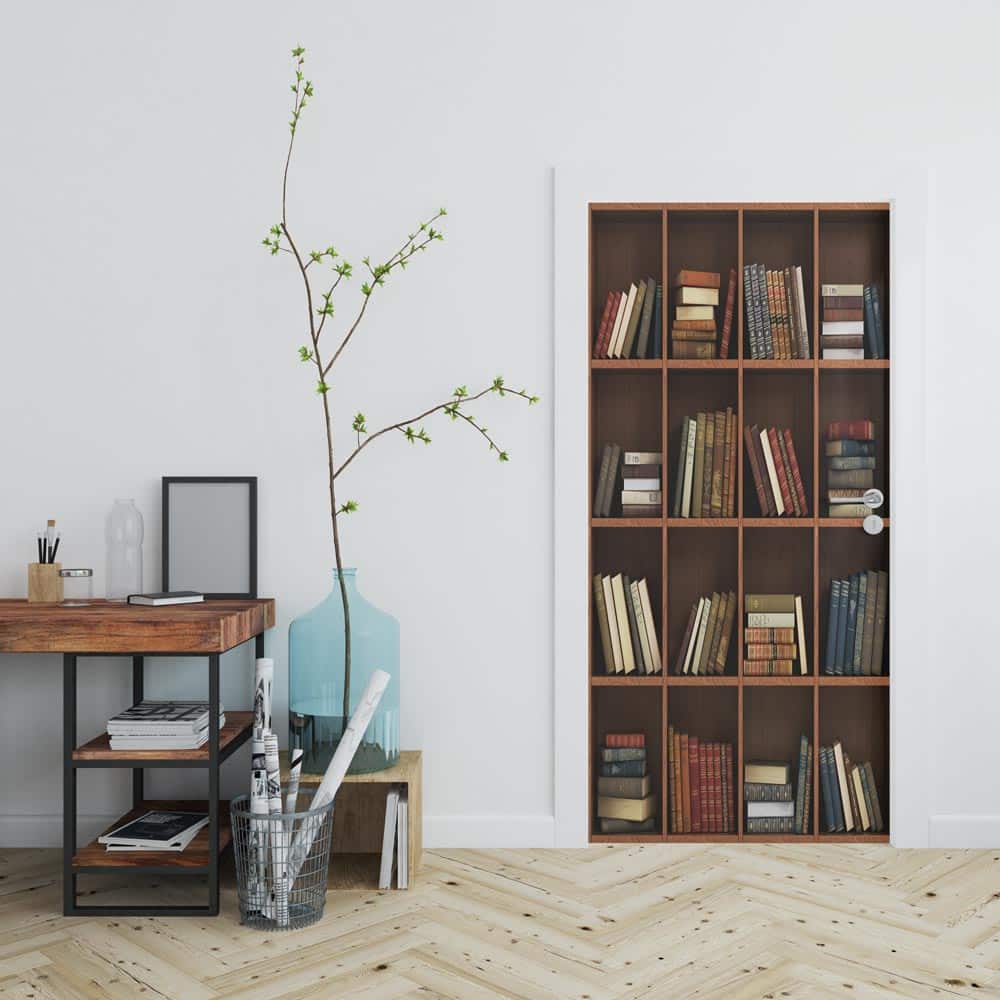 Adesivo per porta Libreria