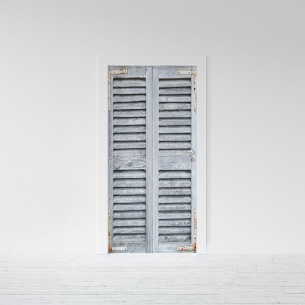 Adesivo per porta Louvre bicolors