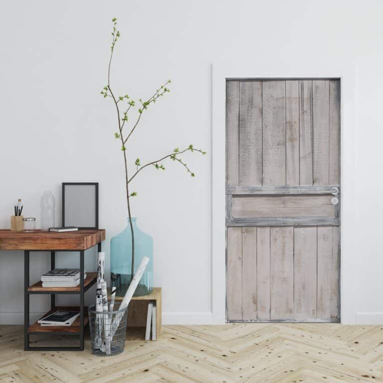 Adesivo per porta Legno naturale