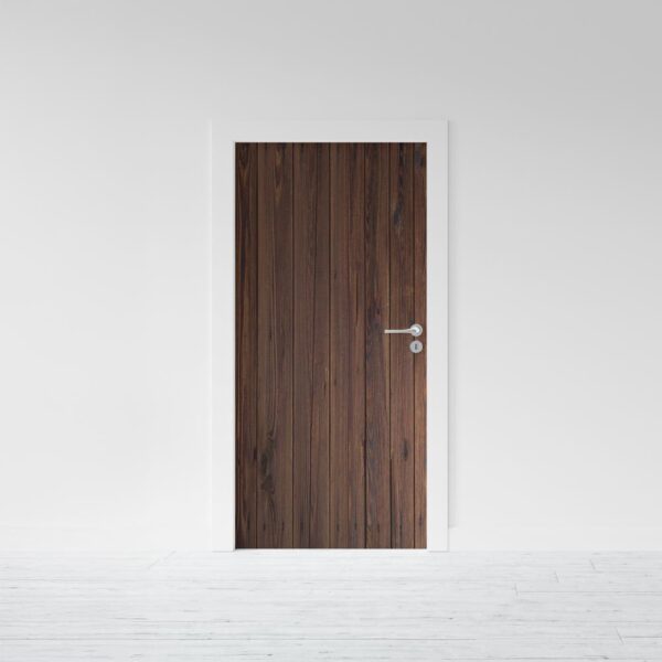 Adesivo per porta Legno scurissimo
