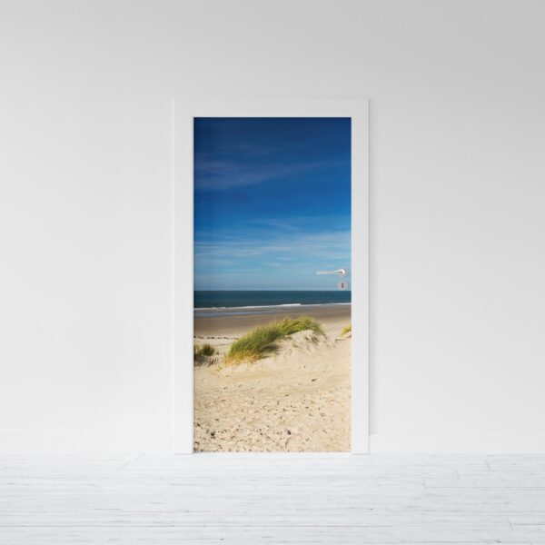 Adesivo per porta Spiaggia e dune
