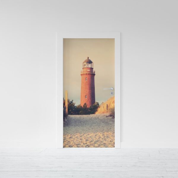 Adesivo per porta Vecchio faro