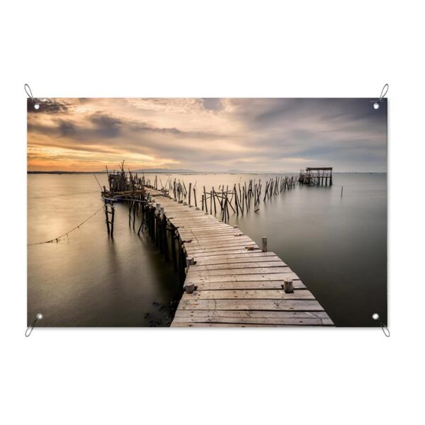 Striscione Pontile sul mare