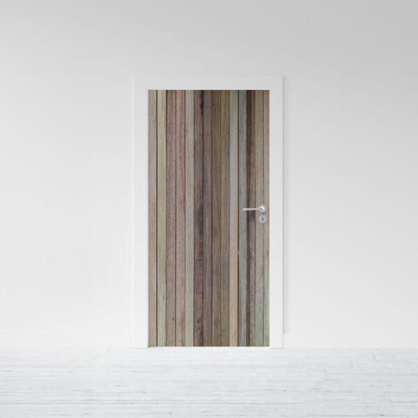 Adesivo per porta Legno coloratos