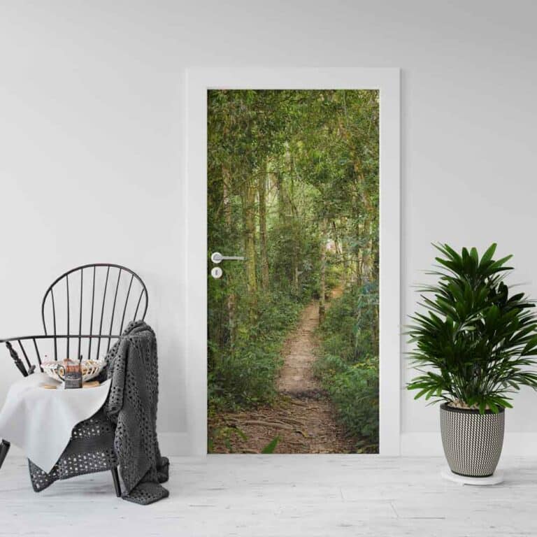 Adesivo per porta Sentiero nel Bosco