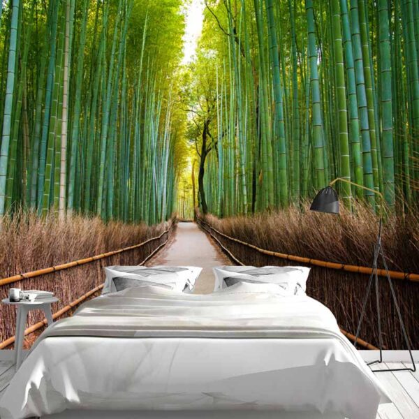 Carta da parati Via di bambù
