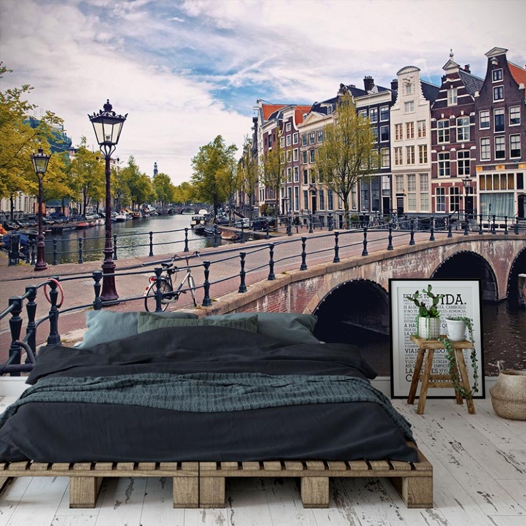 Carta da parati Canali di amsterdame