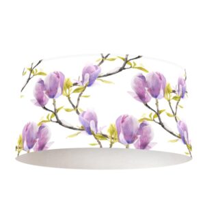 paralume boccioli di magnolia lilla