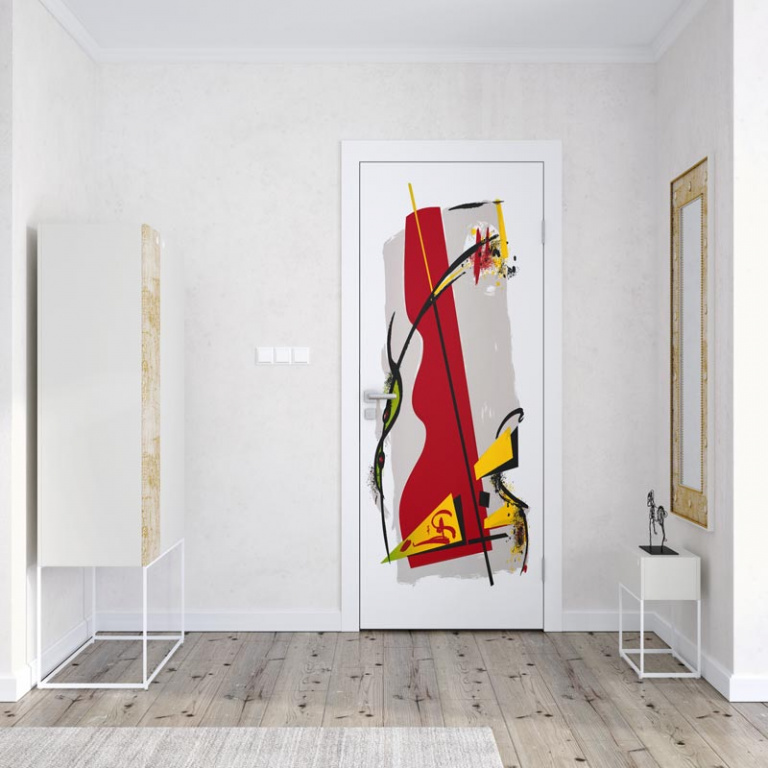 Adesivo per porta Artistic playground