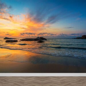 Carta da parati tramonto sulla sabbia
