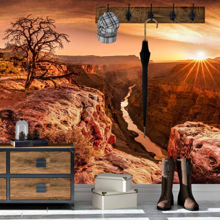 Carta da parati GranCanyon al tramonto