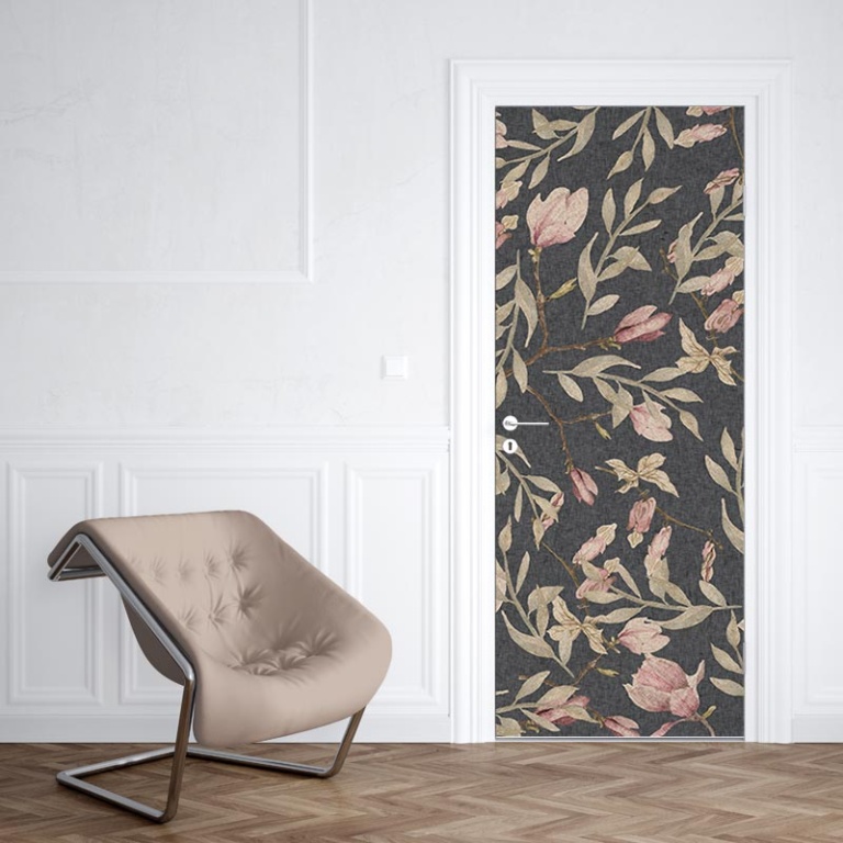 adesivo per porta ginko