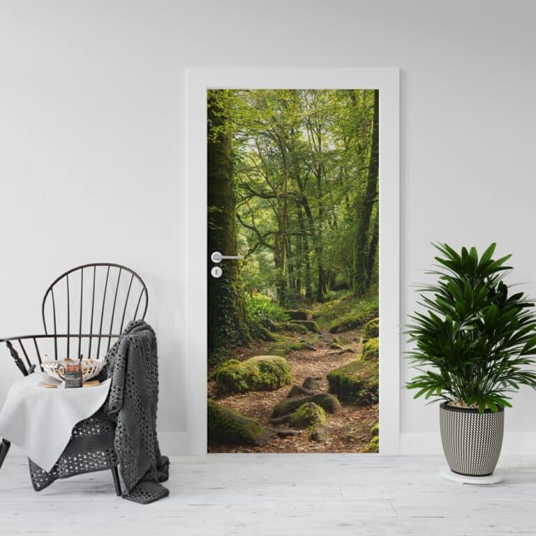 Adesivo per porta Boschiva
