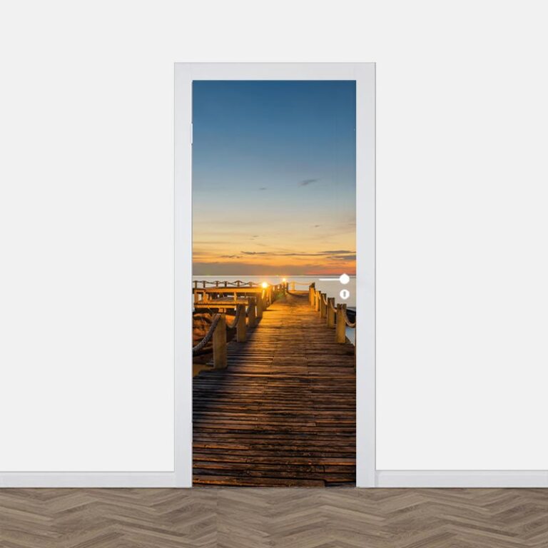 Adesivo per porta Vista romantica