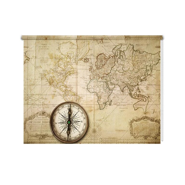 Tenda a rullo Mappa Antica