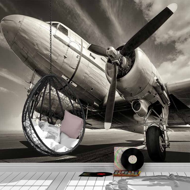 Carta da parati Aereo retrò