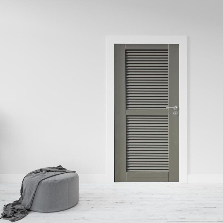 Adesivo per porta Louvre antracite