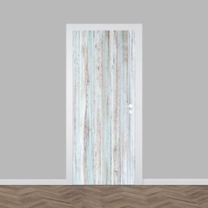 Adesivo per porta Assi azzurre