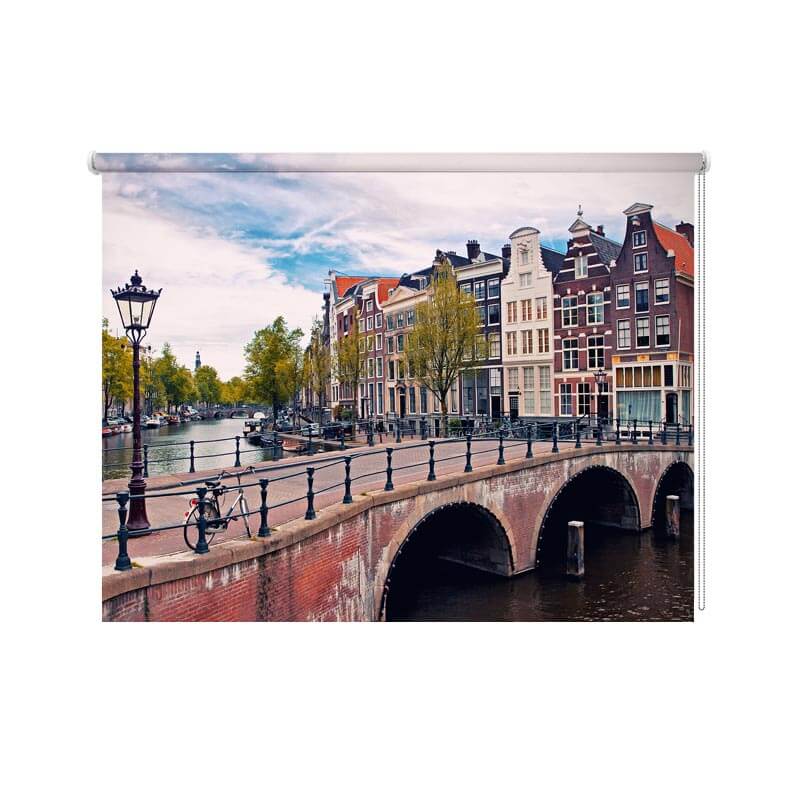 Tenda a rullo Canali di Amsterdam