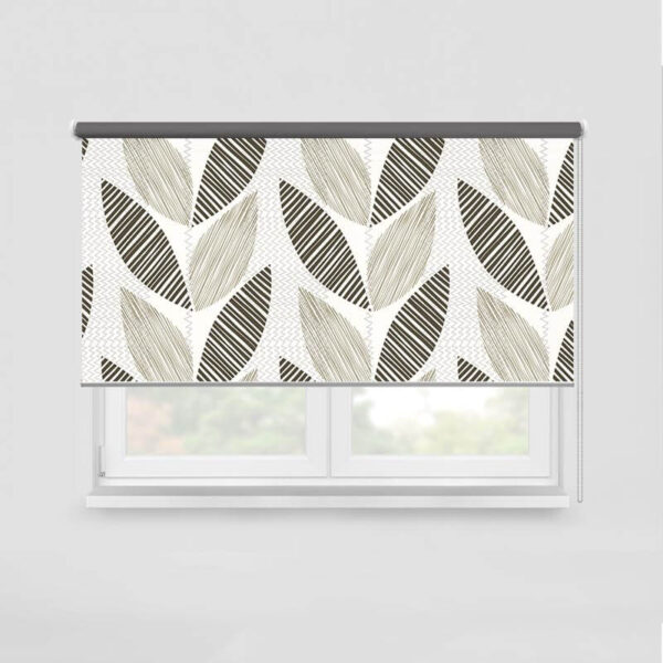 Tenda a rullo Foglie zigzag