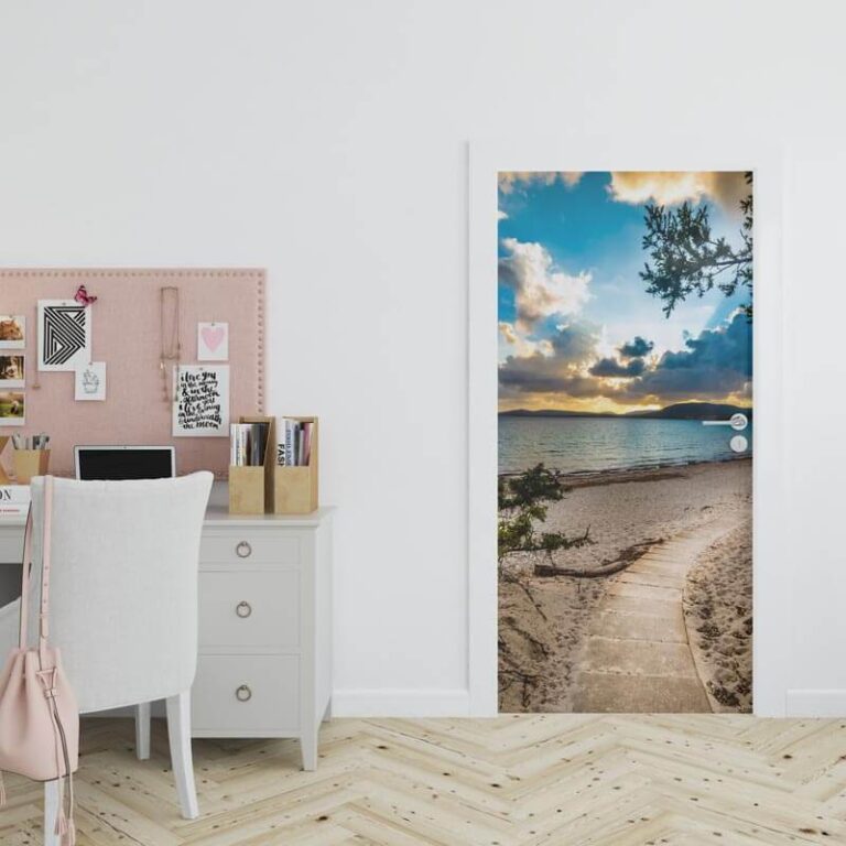 Adesivo per porta Scorcio di mare