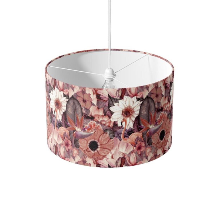 Paralume Botanico rosa