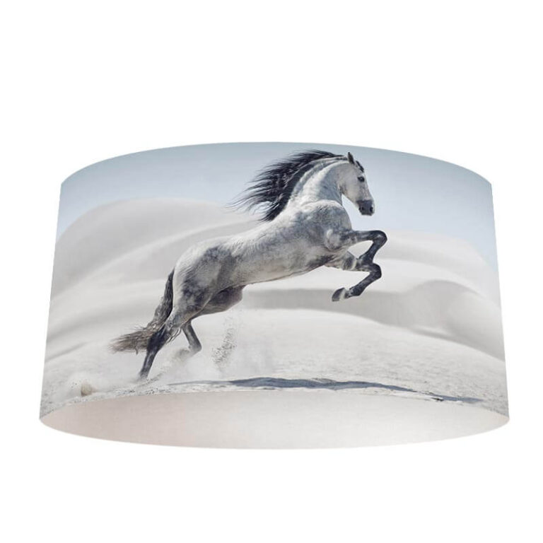Paralume Cavallino grigio