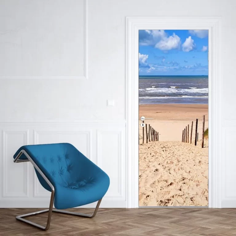 Adesivo per porta Spiaggia