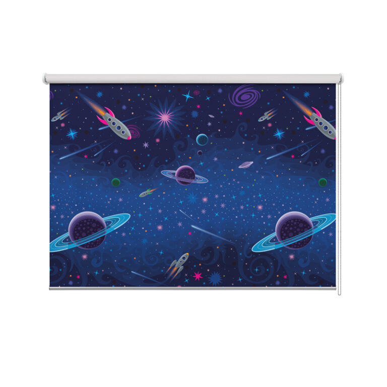 Tenda a rullo Spazio blu