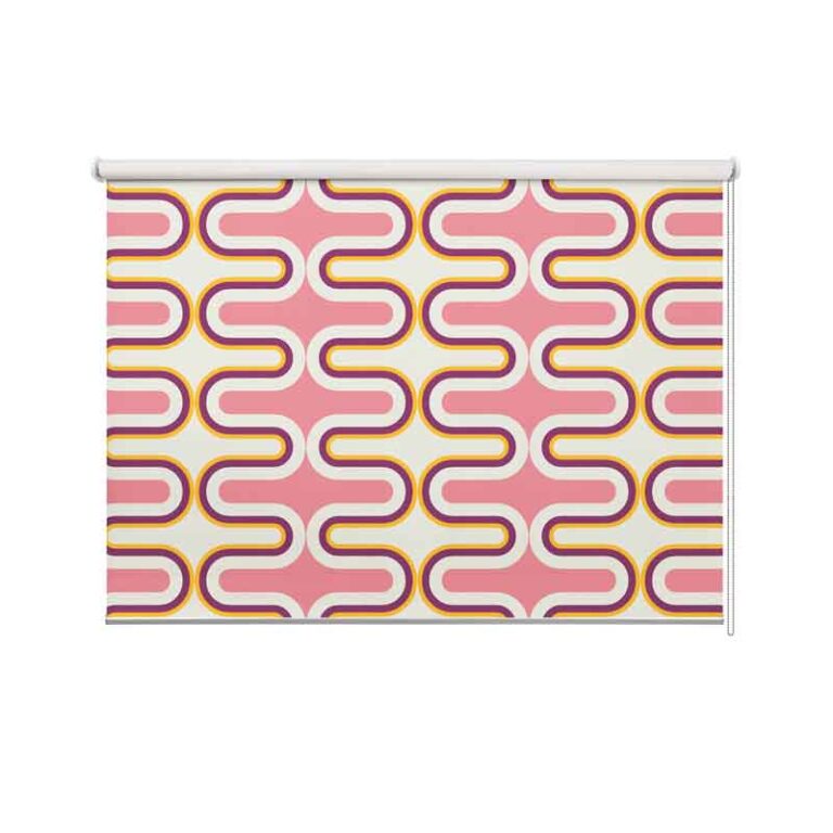 Tenda a rullo Retrò rosa