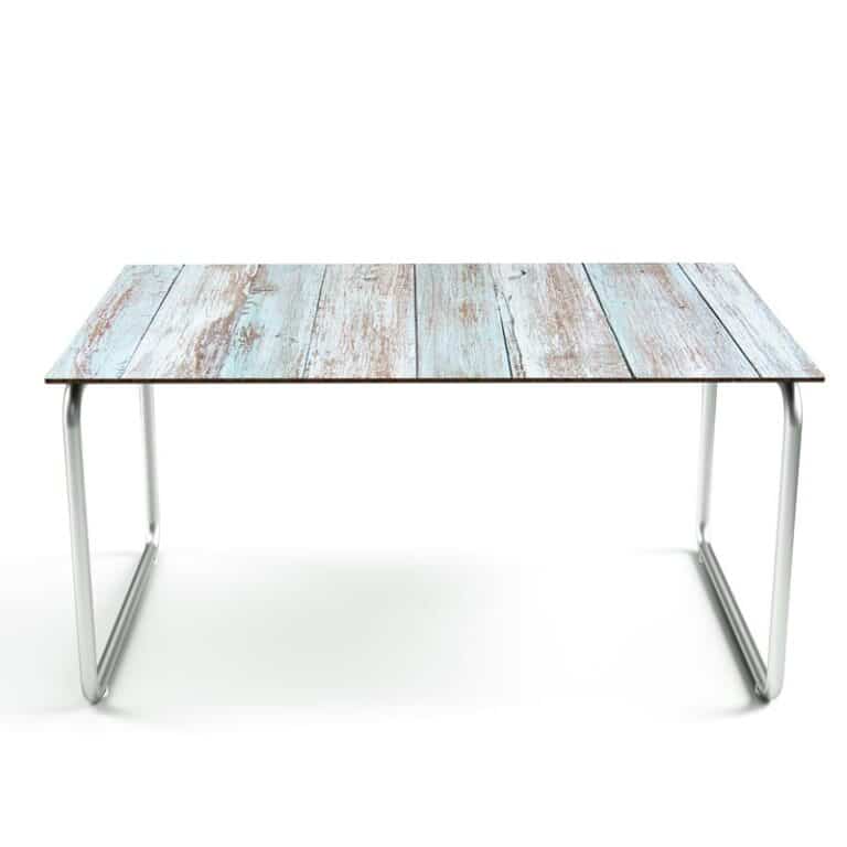 Adesivo da tavolo Legno azzurro