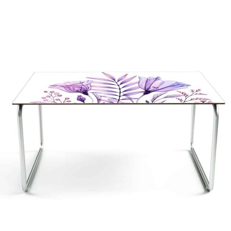 Adesivo da tavolo Floreale viola