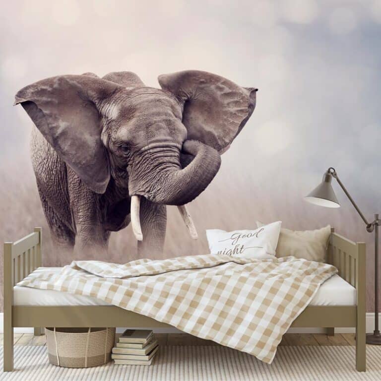 carta da parati barrito d'elefante