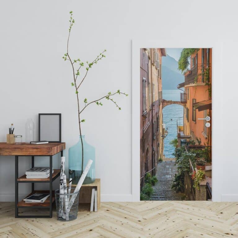 adesivo per porta vicolo italiano