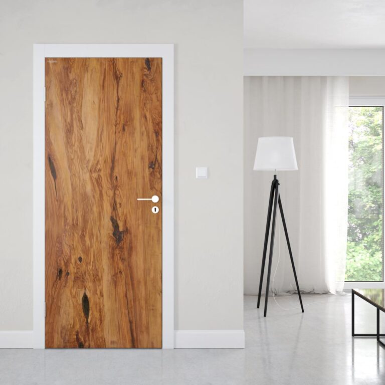 Adesivo per porta Venature legno
