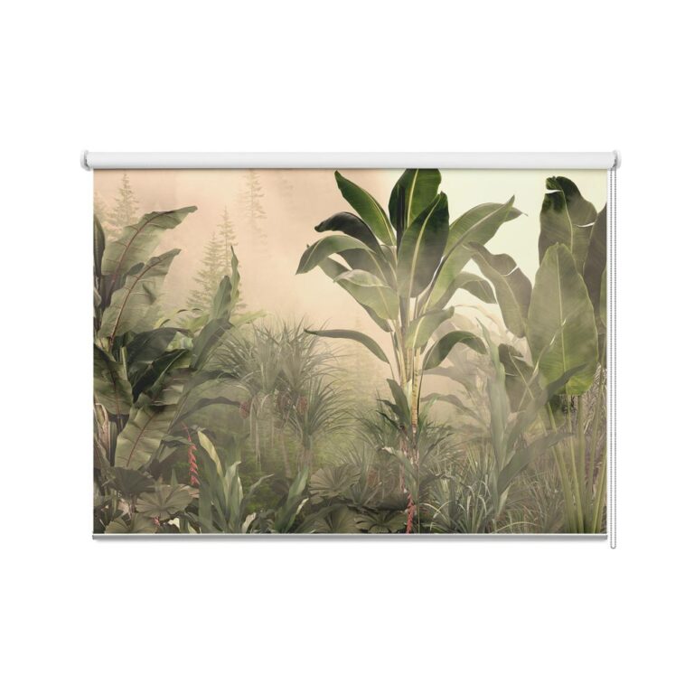 Tenda a rullo Palme nella giungla