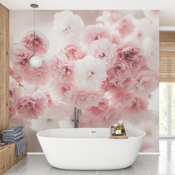 carta fibra di vetro meraviglia di fiori in rosa