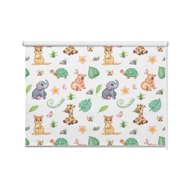Tenda a rullo Quattro animali