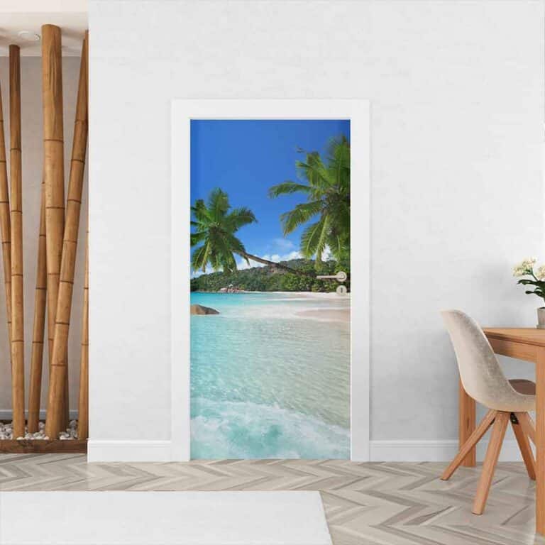 Adesivo per porta Sognando sulla spiaggia