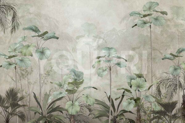 Carta da parati Giungla delicata