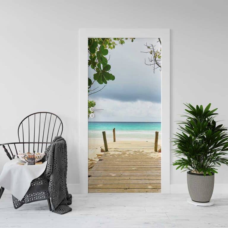 Adesivo per porta Verso il mare