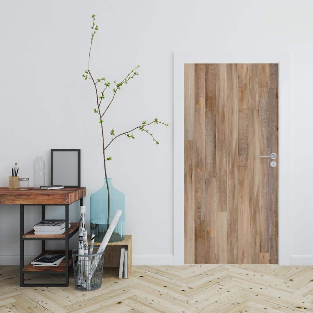 Adesivo per porta Legno palissandro