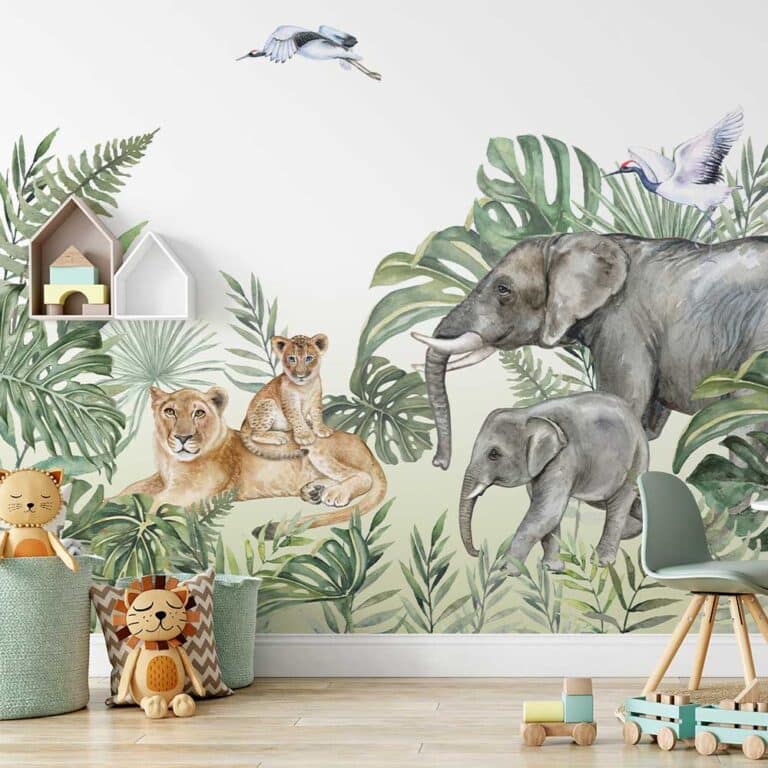 Carta da parati Safari