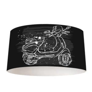 Paralume Vespa disegnata