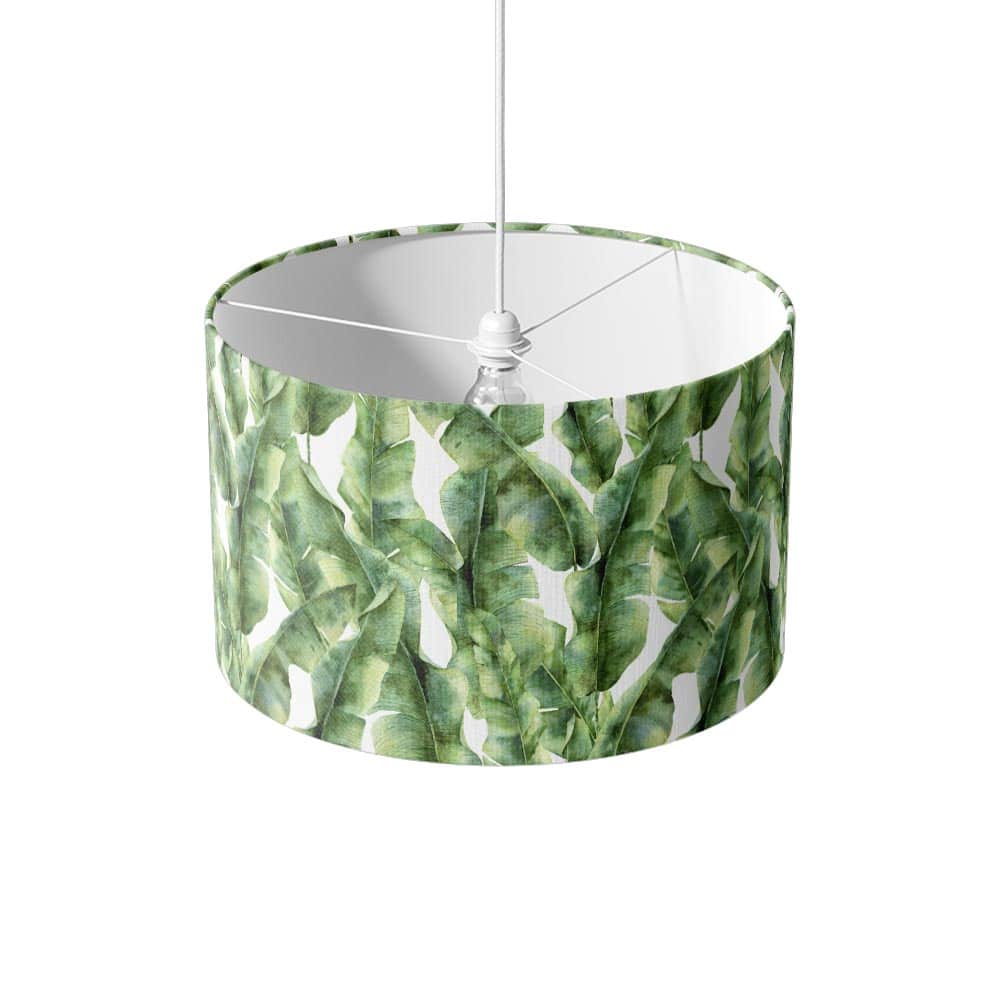 Paralume Foglie tropicali verdi